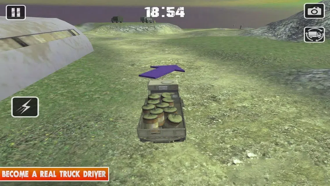 Capturas de tela do Truck Driver:OffRoad Cargo Sim