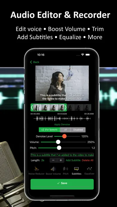 ByeNoise - Video Audio Editor Screenshots