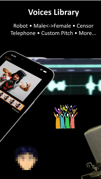 FiriVoice: Video Voice Changer Screenshots