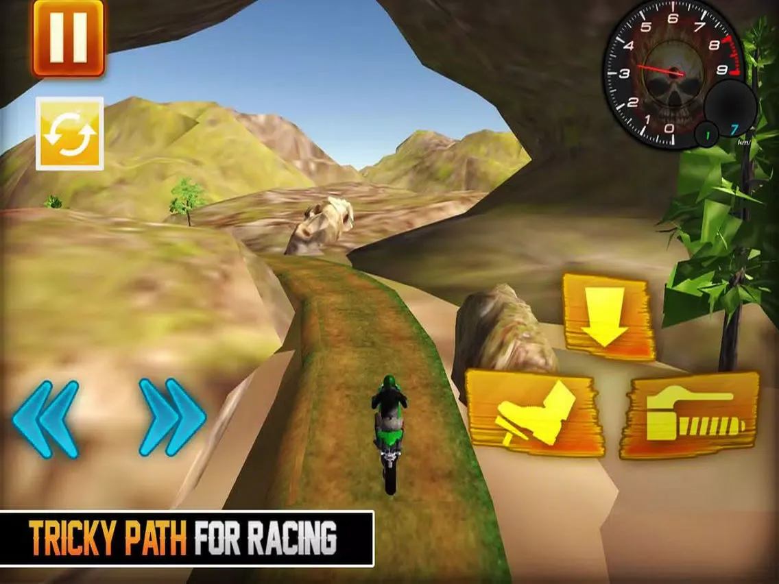 Uphill Bike: Crazy Dirt iPad  Screenshots