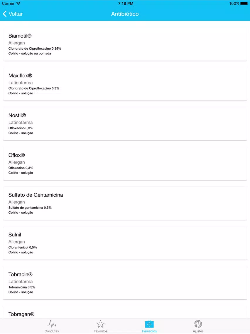 Oftapp iPad  Screenshots