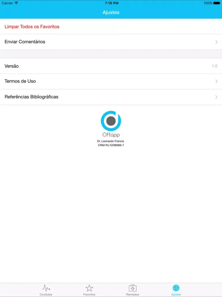 Oftapp iPad  스크린샷
