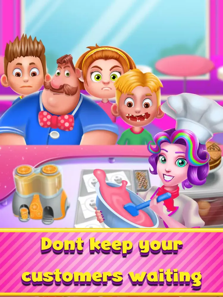 Tangkapan layar Chef Candy: Food Cooking Story iPad 