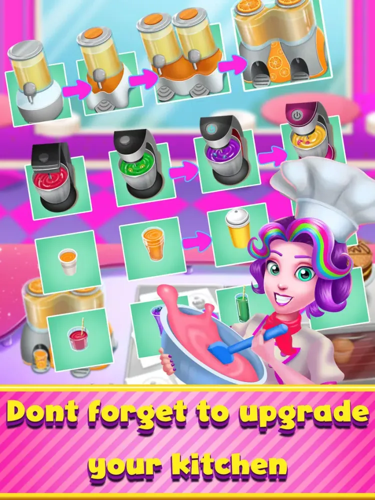 Tangkapan layar Chef Candy: Food Cooking Story iPad 