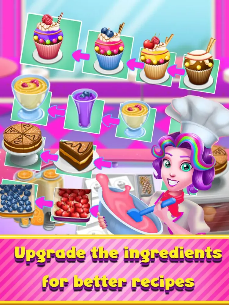 Tangkapan layar Chef Candy: Food Cooking Story iPad 