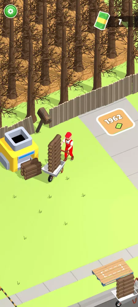 Tangkapan skrin Master Lumberjack