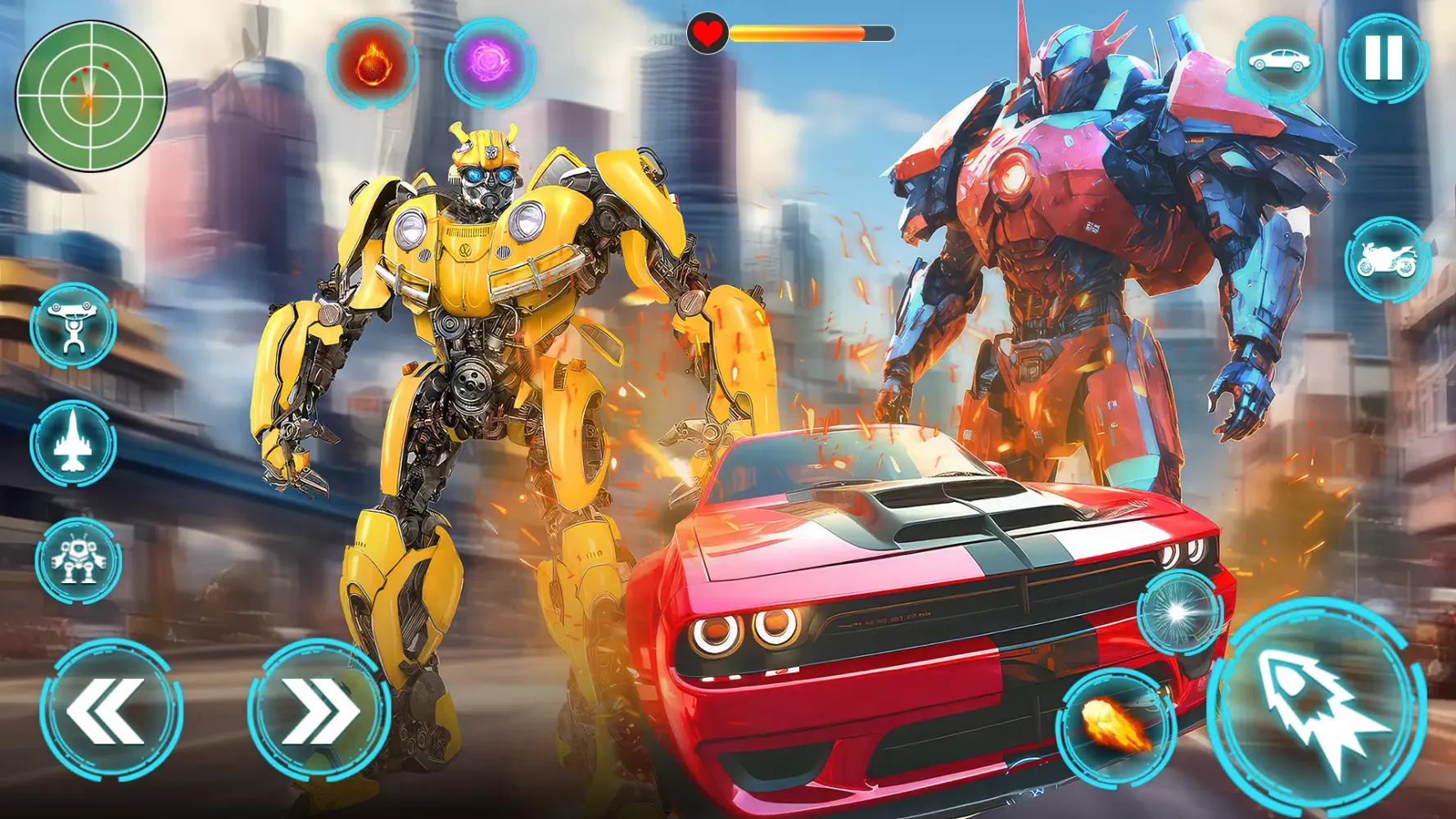 Capturas de tela do Robot Game: Robot Transform 3D