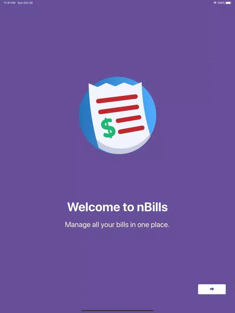 Screenshot di nBills - Bills Manager iPad 