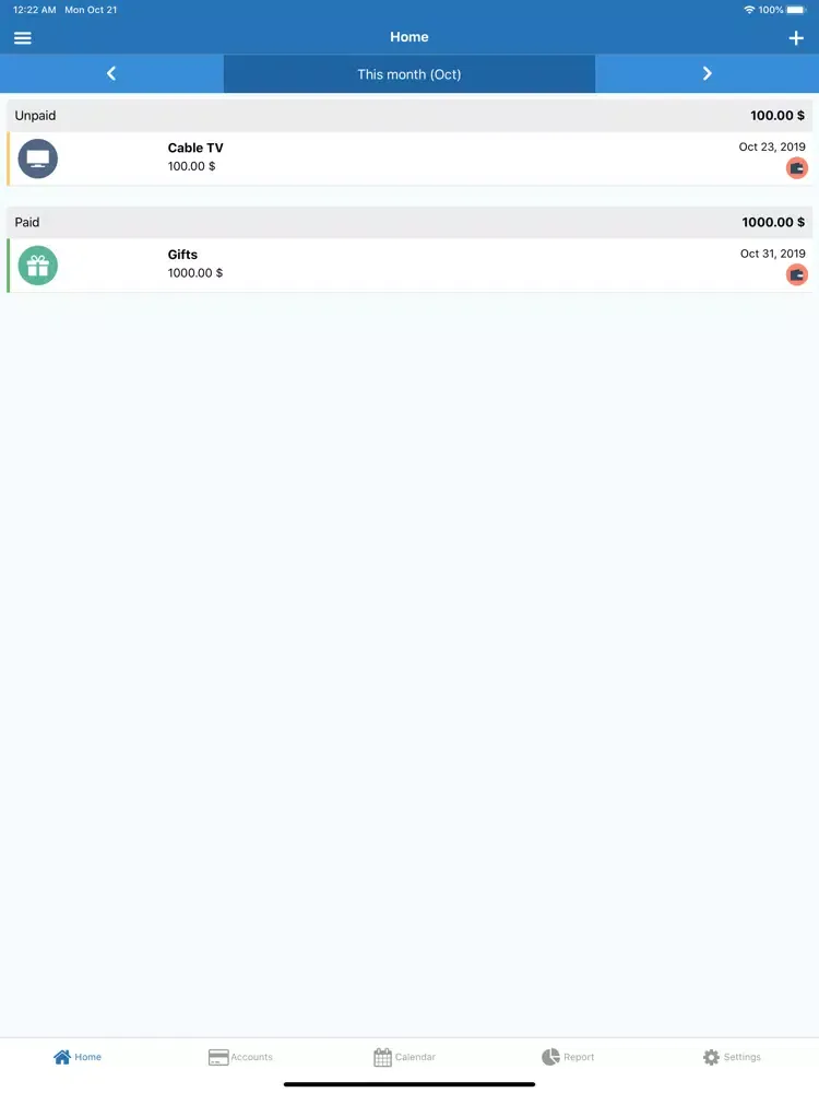 Screenshot di nBills - Bills Manager iPad 