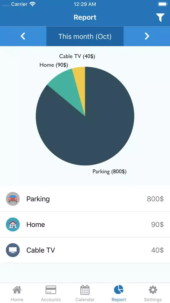 Screenshot di nBills - Bills Manager