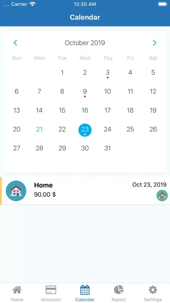 Screenshot di nBills - Bills Manager