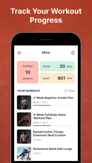 Ogamic - Workout Tracker স্ক্রিনশট
