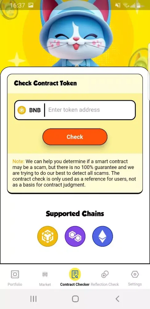 Zrzuty ekranu OGGY Wallet Detective