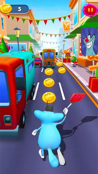 Скриншоты Oggy & Cafards Endless Runner