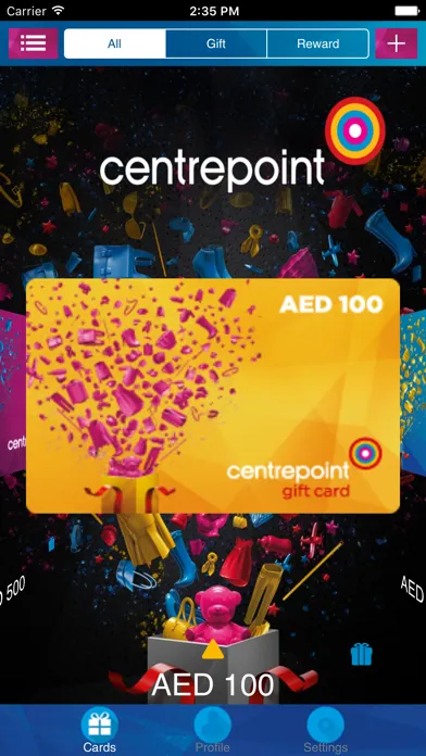 تصاویر Centrepoint mGiftCard