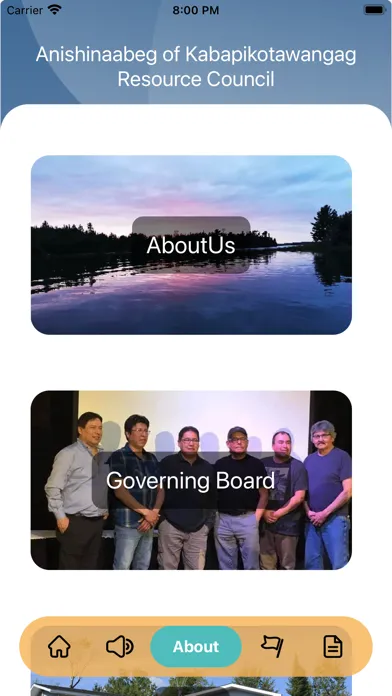 Ojibwe سکرین شاٹس