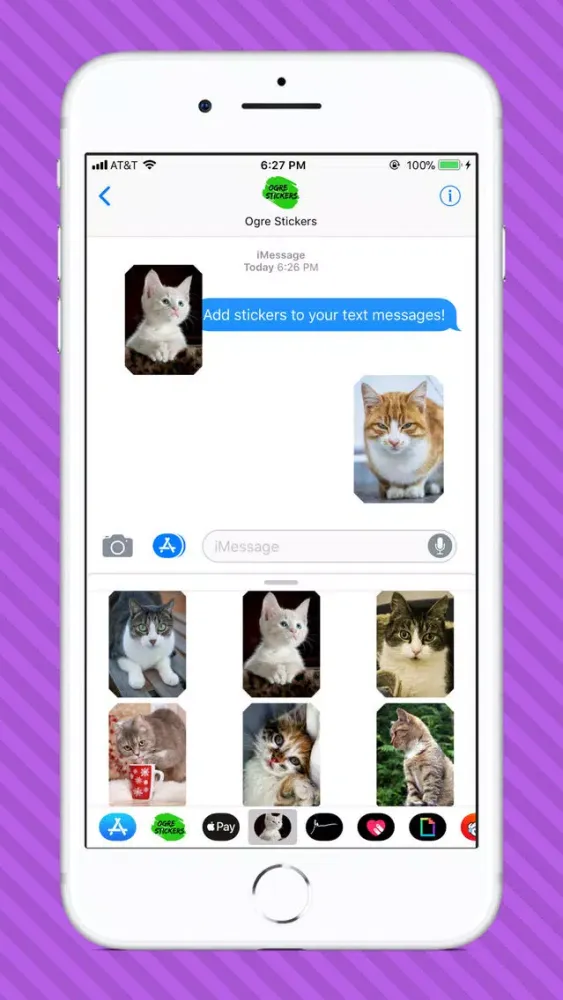 Captures d'écran de Cat Photo Stickers
