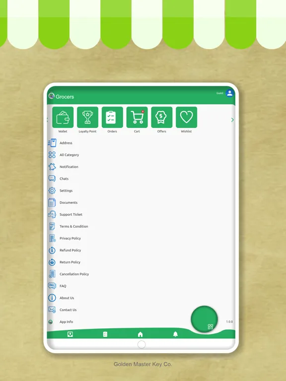 O Grocers User iPad  স্ক্রিনশট
