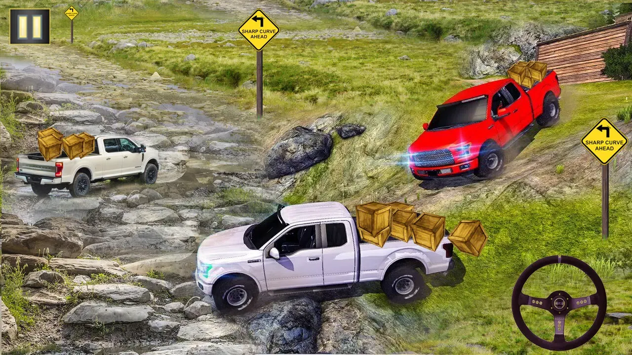 Pickup Truck Game: 4x4 Offroad Screenshots