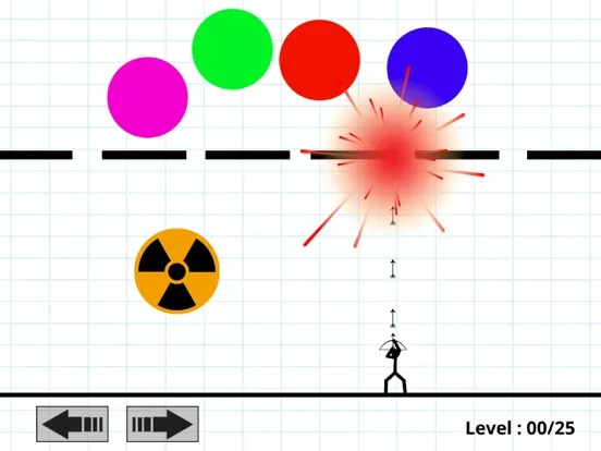 ภาพหน้าจอของ Bubble Shooter Stickman iPad 
