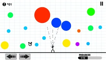 ภาพหน้าจอของ Bubble Shooter Stickman