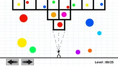 ภาพหน้าจอของ Bubble Shooter Stickman