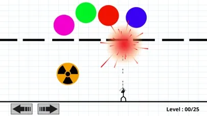 ภาพหน้าจอของ Bubble Shooter Stickman