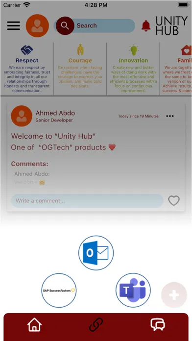 Screenshot di Unity Hub