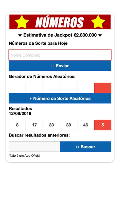 Gerador de Números Toto 스크린샷