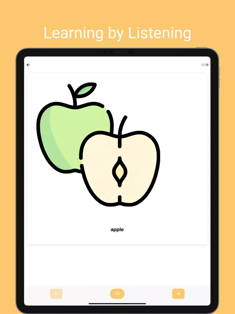 Ảnh chụp màn hình của Babybo - Educational Flashcard iPad 