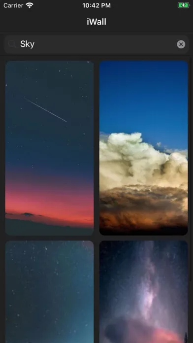 Скриншоты iWall - Beautiful Wallpapers