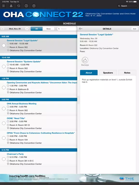 Tangkapan layar OHA Connect 2022 iPad 