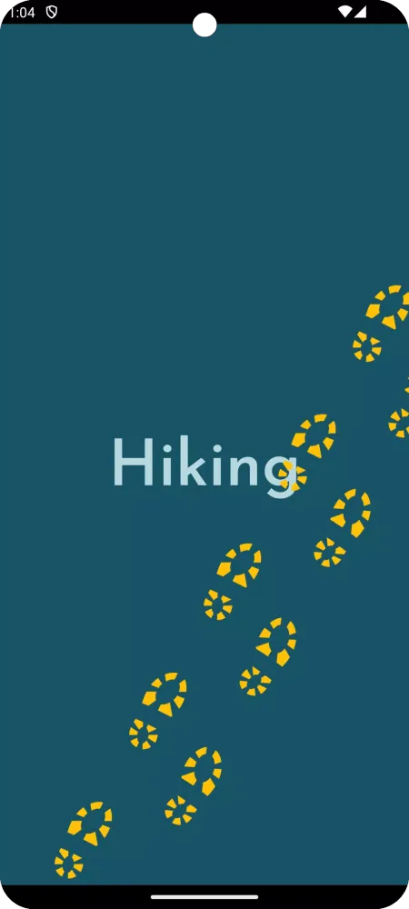 Capturas de tela do Hiking, record your hiking