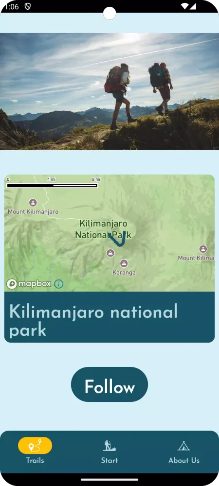 Capturas de tela do Hiking, record your hiking
