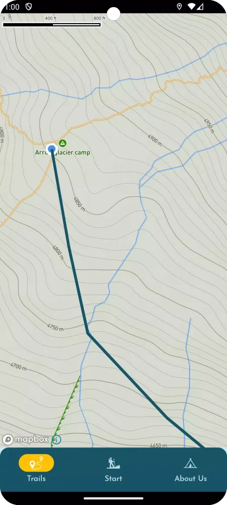 Capturas de tela do Hiking, record your hiking
