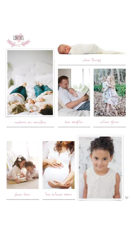 Captures d'écran de OHbaby! Interactive Magazine