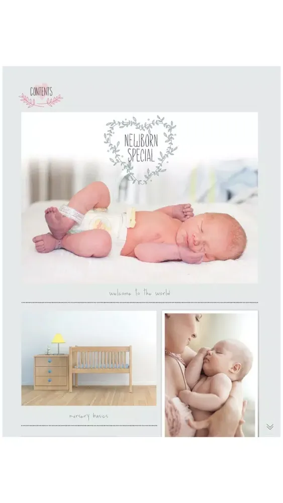 Captures d'écran de OHbaby! Interactive Magazine