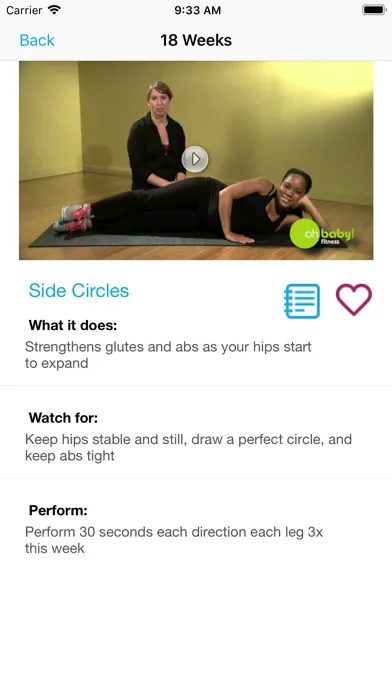 Oh Baby! Pregnancy Exercise سکرین شاٹس