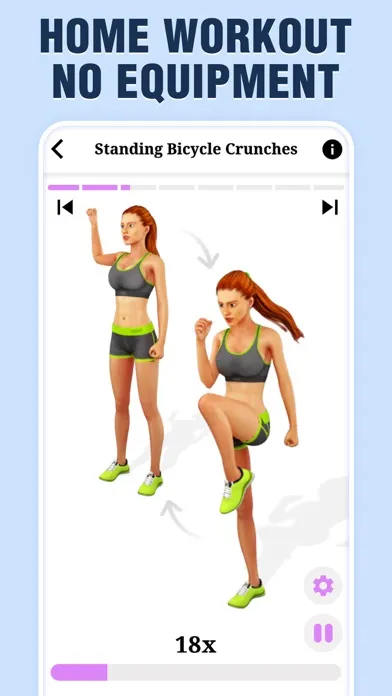 ABS Workout for Women, Fitness Screenshots