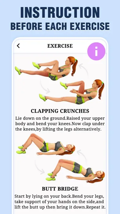 ABS Workout for Women, Fitness Screenshots