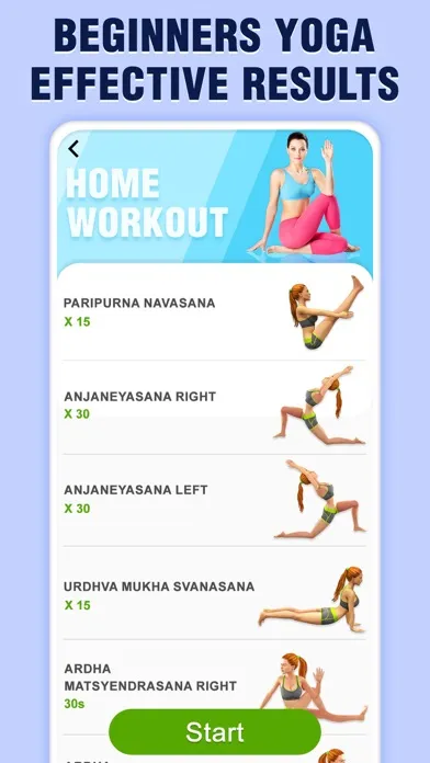 Скриншоты Yoga for Weight Loss at Home