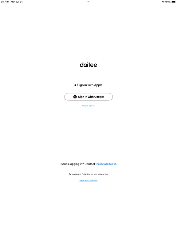 daitee iPad Screenshots