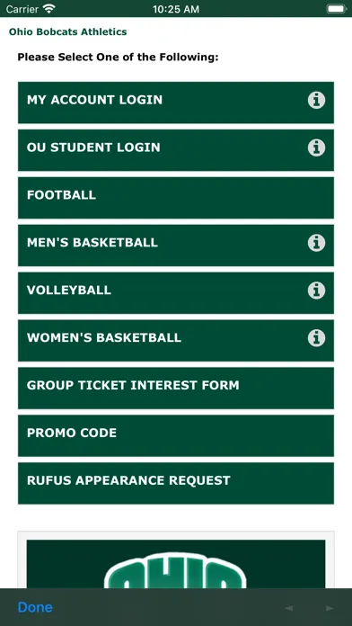 Ohio Bobcats Gameday Ekran Görüntüleri