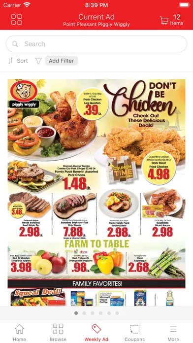 ภาพหน้าจอของ Eastman’s Piggly Wiggly