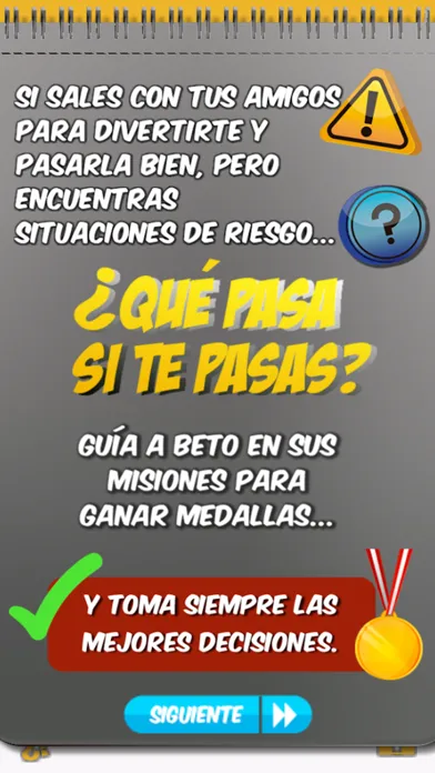 Captures d'écran de ¿Qué pasa si te pasas?
