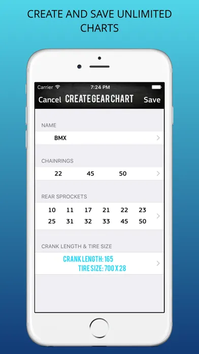 Bike Gear Calculator : Bike Gears, Cycling Gear Screenshots