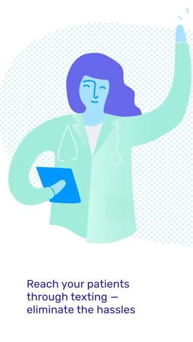 Ảnh chụp màn hình của OhMD HIPAA Compliant Texting