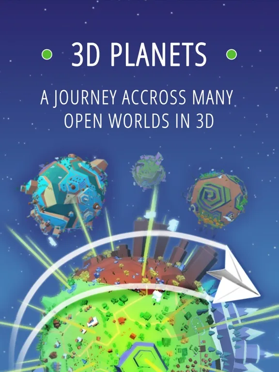 Capturas de tela do Paper Plane Planet iPad 