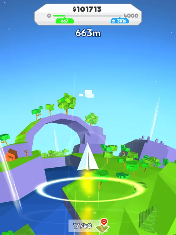 Capturas de tela do Paper Plane Planet iPad 