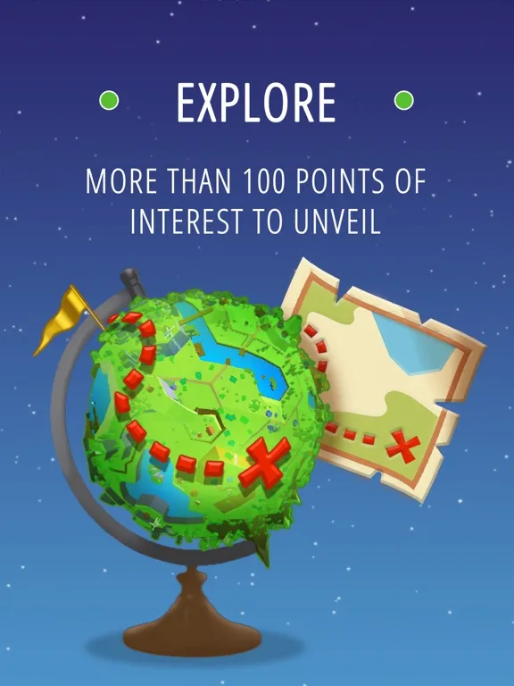 Capturas de tela do Paper Plane Planet iPad 
